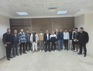NTSO Başkan Adayı Öbekli, Nevşehir Spor Yönetimi ve Futbolcularla Buluştu