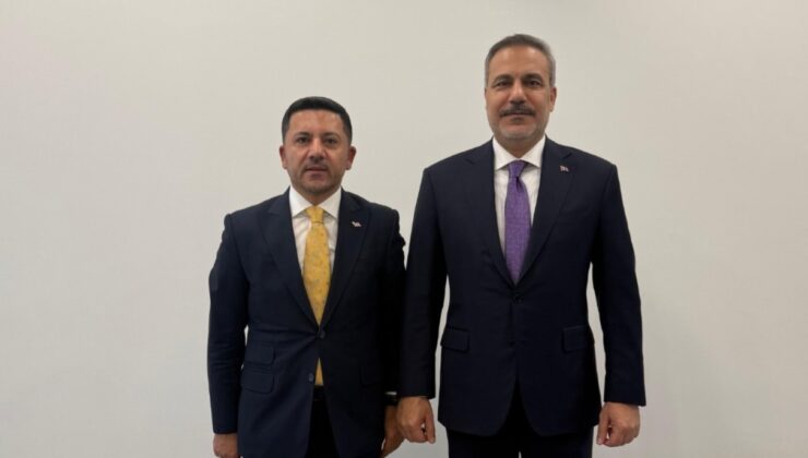 Belediye Başkanı Rasim Arı’dan Dışişleri Bakanı Hakan Fidan’a Nezaket Ziyareti