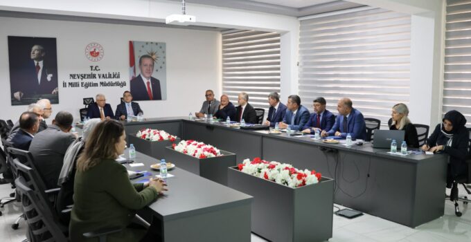 İlçe Milli Eğitim Müdürleri Toplantısı Gerçekleştirildi