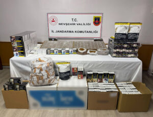 Nevşehir’de Kaçak Tütün Operasyonu: Binlerce Makaron Ele Geçirildi