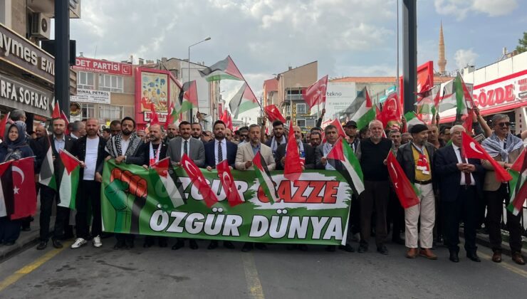 Nevşehir’de Gazze İçin Tek Yürek Oldular