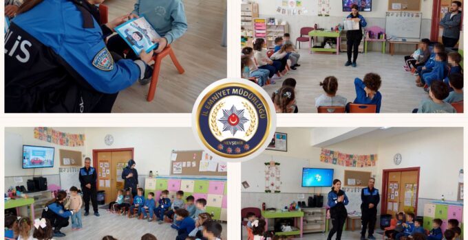 Nevşehir’de Polislerden Minik Öğrencilere Güvenlik Eğitimi