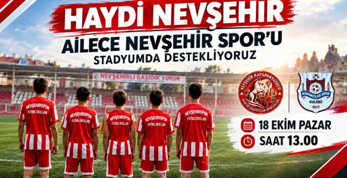 Nevşehir Spor’dan Taraftara Destek Çağrısı