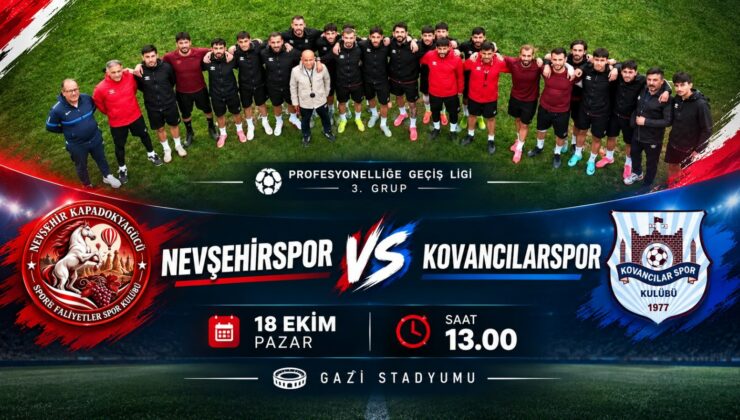 Nevşehir Spor İlk Maçına Çıkıyor