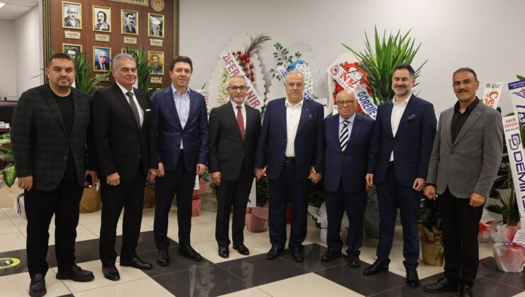 NEVBİAD Başkanı Tekin’den NTSO Başkanı Öbekli ve Meclis Başkanı Aldemir’e “Hayırlı Olsun” Ziyareti