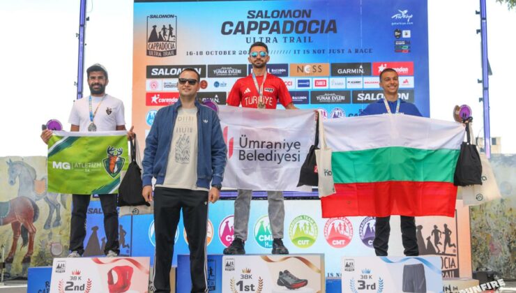 Salomon Cappadocia Ultra Trail’de Dereceye Giren Sporcular Ödüllerini Aldı