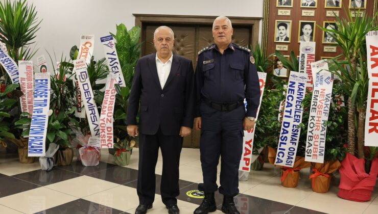 Jandarma Komutanı Çelik’ten NTSO’ya Hayırlı Olsun Ziyareti