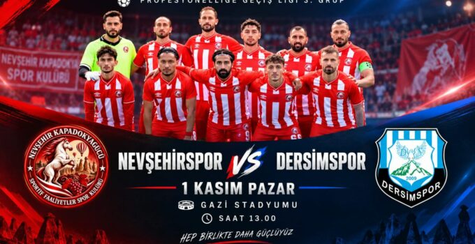 Nevşehirspor, Dersimspor Karşısında Galibiyet Arayacak
