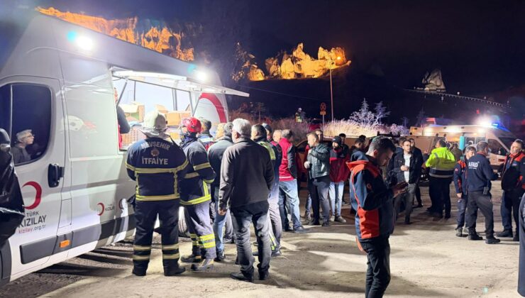 Türk Kızılay Nevşehir, Göreme’deki Arama Kurtarma Çalışmalarında Ekiplerin Yanında Oldu