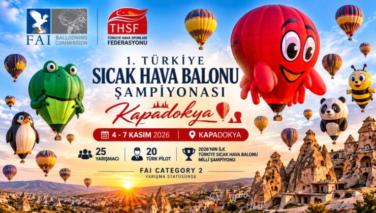 Kapadokya’da Balon Şampiyonası Heyecanı! Pilotlar Gökyüzünde Yarışacak