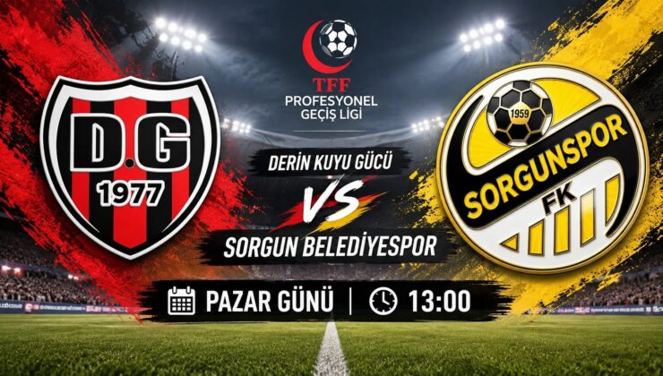 Derinkuyugücü, Sorgun Belediyespor’u Sahasında Ağırlayacak