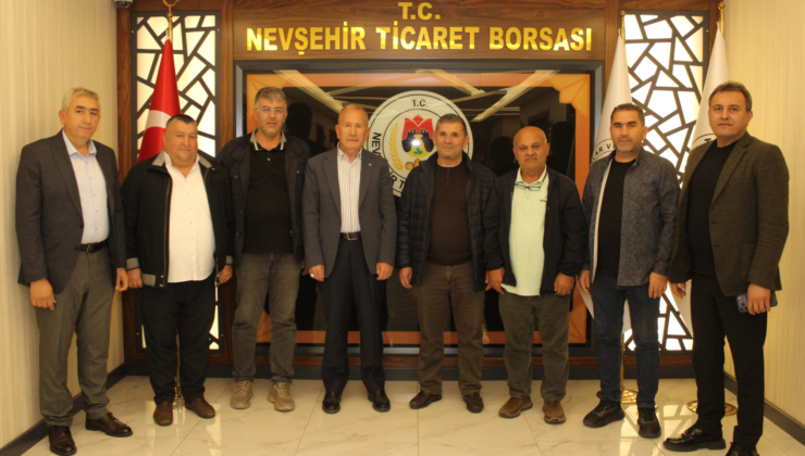 Nevşehir Zahire Pazarı Esnafından Salaş’a Hayırlı Olsun Ziyareti