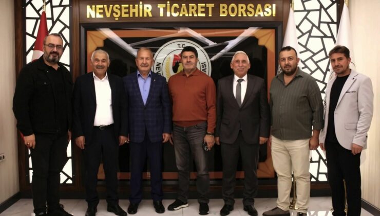 Nevşehir Esnaf Temsilcilerinden NTB Başkanı Salaş’a Tebrik Ziyareti