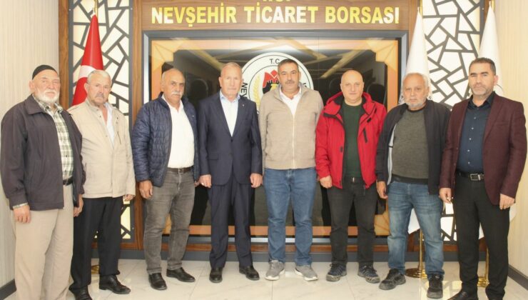 Nevşehir Ziraat Odası’ndan NTB Başkanı Salaş’a Hayırlı Olsun Ziyareti