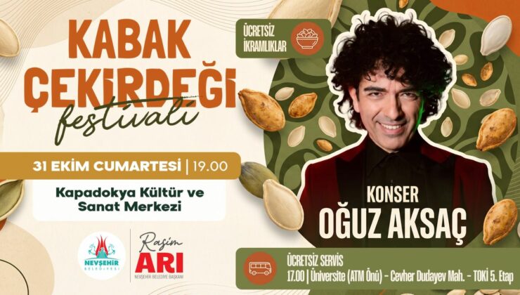 Nevşehir’de “Kabak Çekirdeği Festivali” Coşkusu