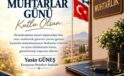 Karapınar Belediye Başkanı Yasin Güneş’ten Muhtarlar Günü Mesajı